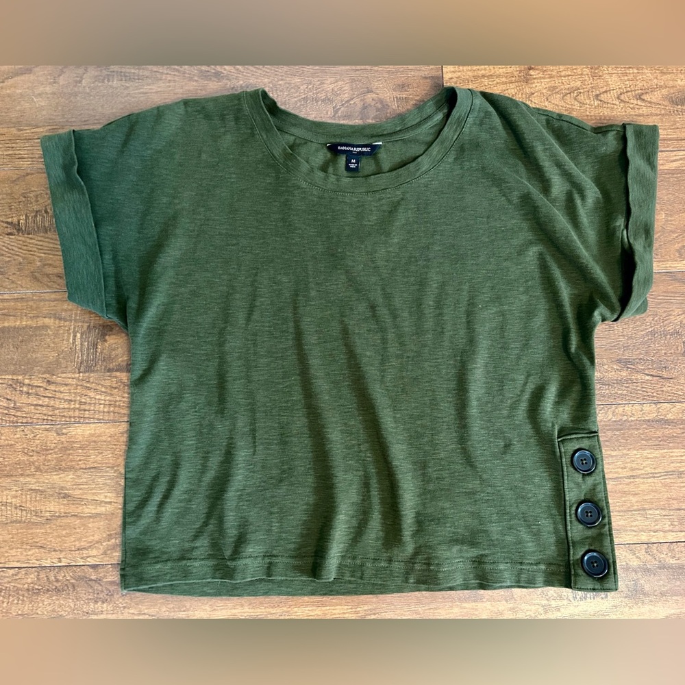 Banana Republic cropped cotton top